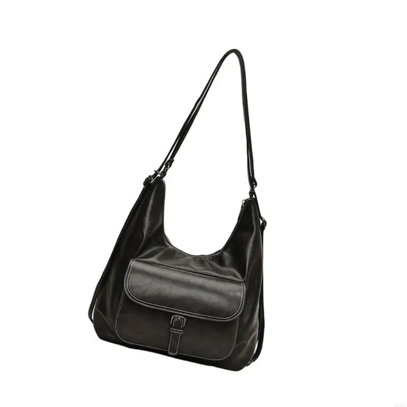 

63HC Ladies Handbag with Comfortable Strap PU Underarm Bag for Daily Activities