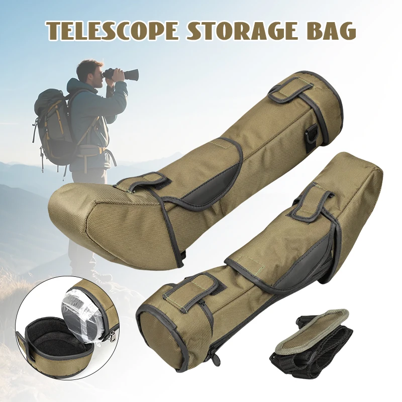 

Telescope Storage Bag Carrying Bag Bird Watching Mirror Shock Absorbing Backpack Travel Bag Telescope Accessories Home Organizer