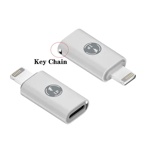 Imagen 2 del producto Para iPhone 14 15 adaptadores tipo C a Lightning hembra a macho cabezal alternativo carga/datos transmisión accesorios para teléfono móvil