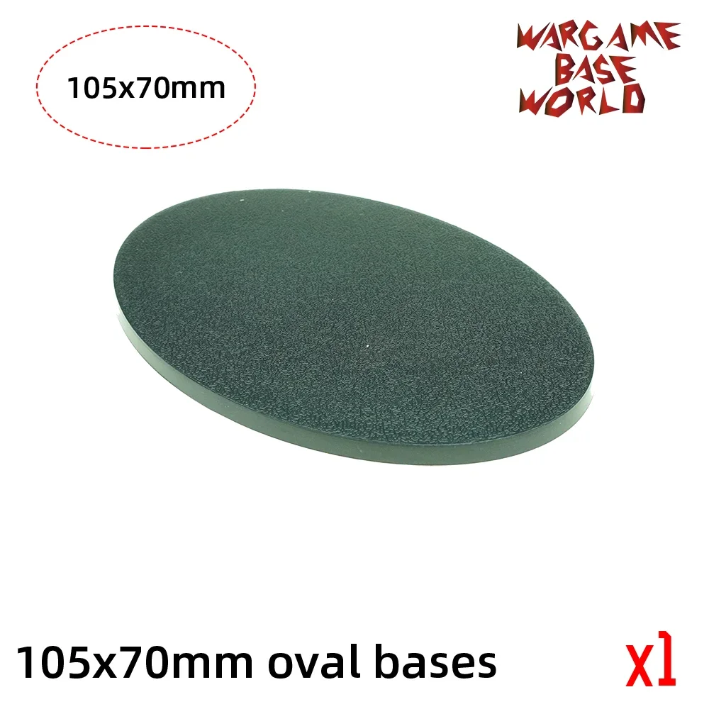 wargame base world -105 x 70mm oval bases for Warhammer