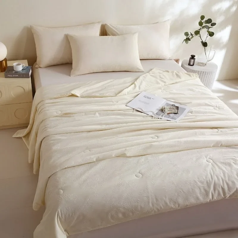 

2025 new cool feeling Class A washable antibacterial ice quilt Xia Liang quilt air conditioner quilt single piece no pillowcase