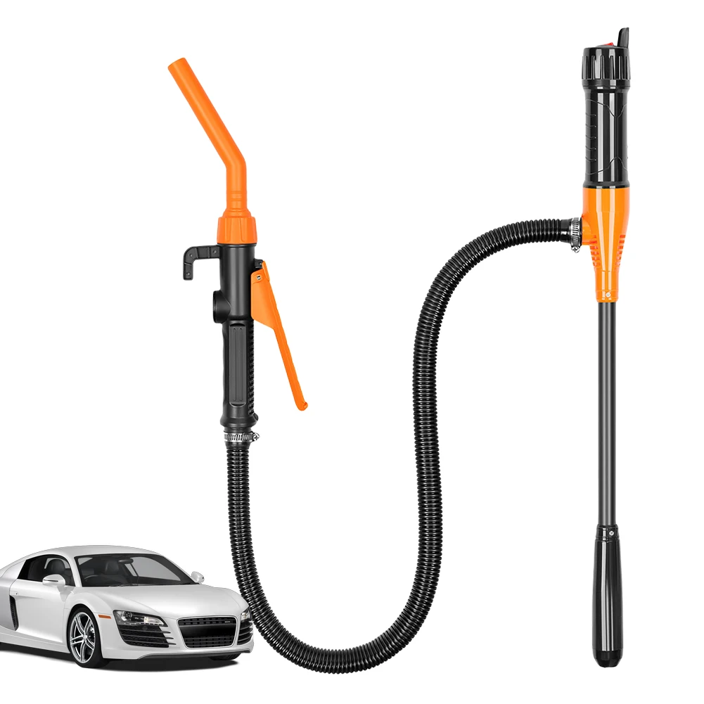 

Portable Fuel Gas Transfer Suction Pump with Flow Control Nozzle Fuel Transfer Pump Liquid Gasoline Tuning Fuel Gasoline Pump