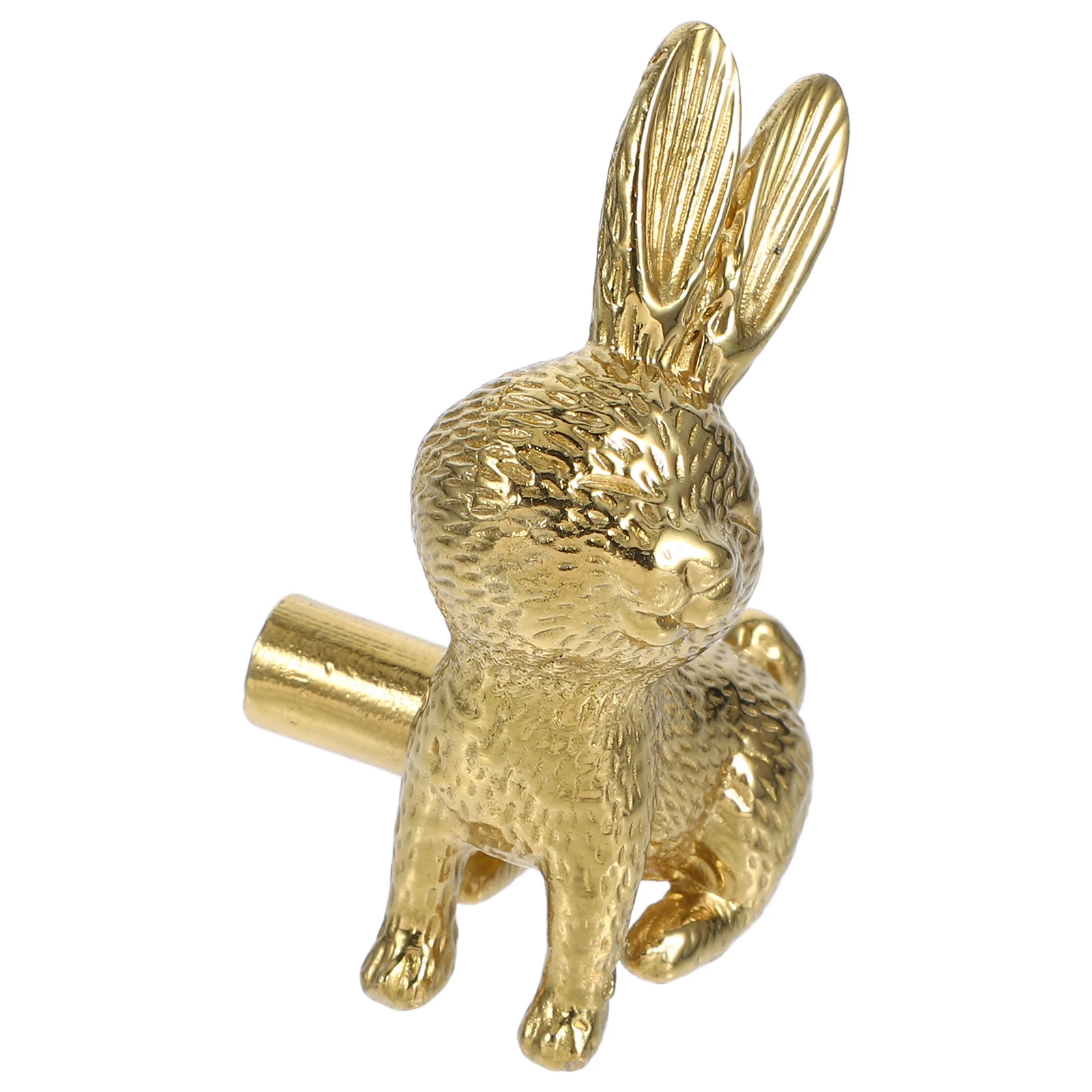 

Brass Rabbit Drawer Pulls Gold Cabinet Knobs Bunny Figurines Handles Furniture Hardware 3 Sizes Smooth Grip Easy Installation