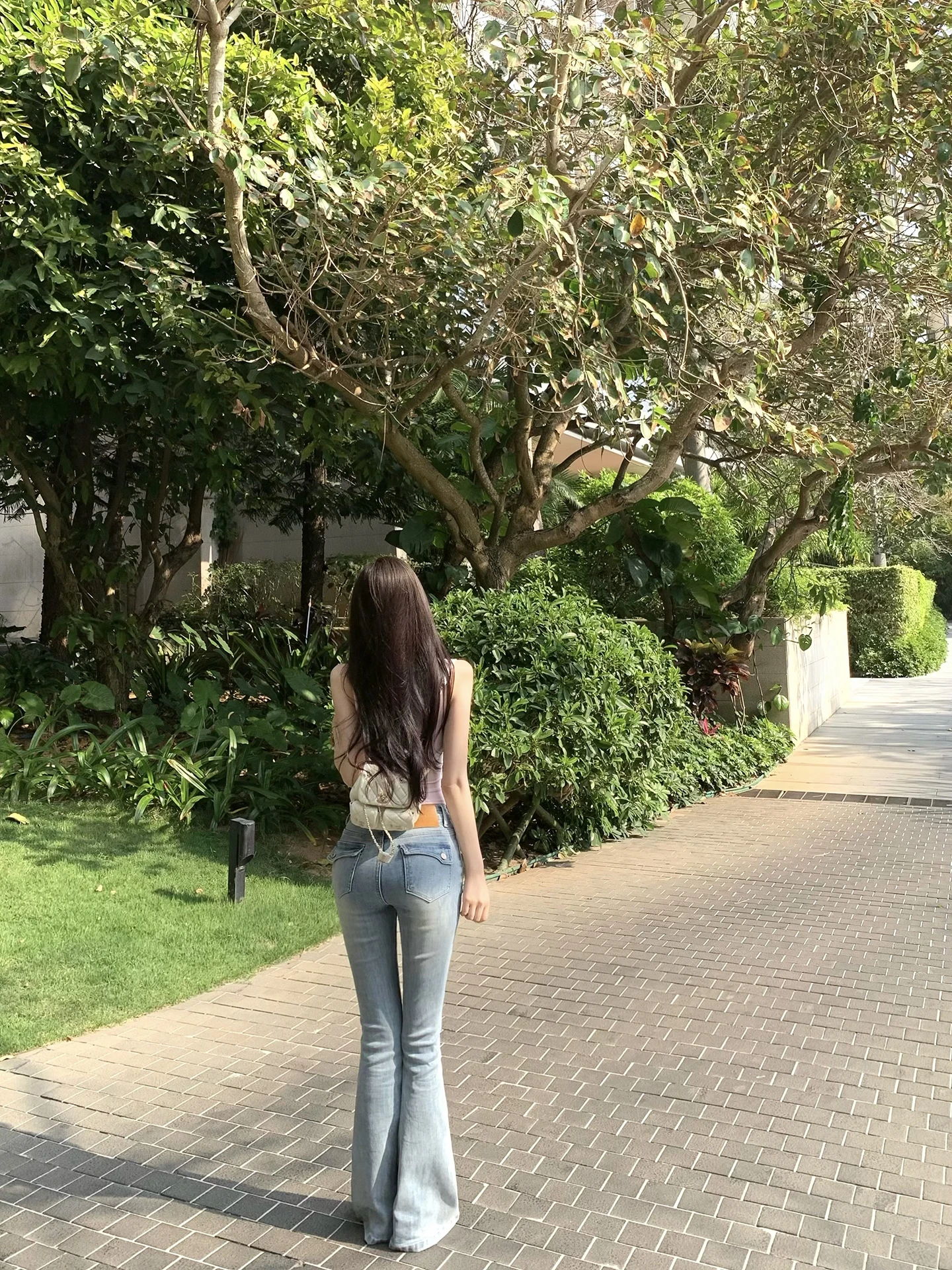 

High Waist Wide Leg Jeans Women's Spring Loose Slimming Bootcut Denim Pants Tummy Control Curvy Fit Button Closure