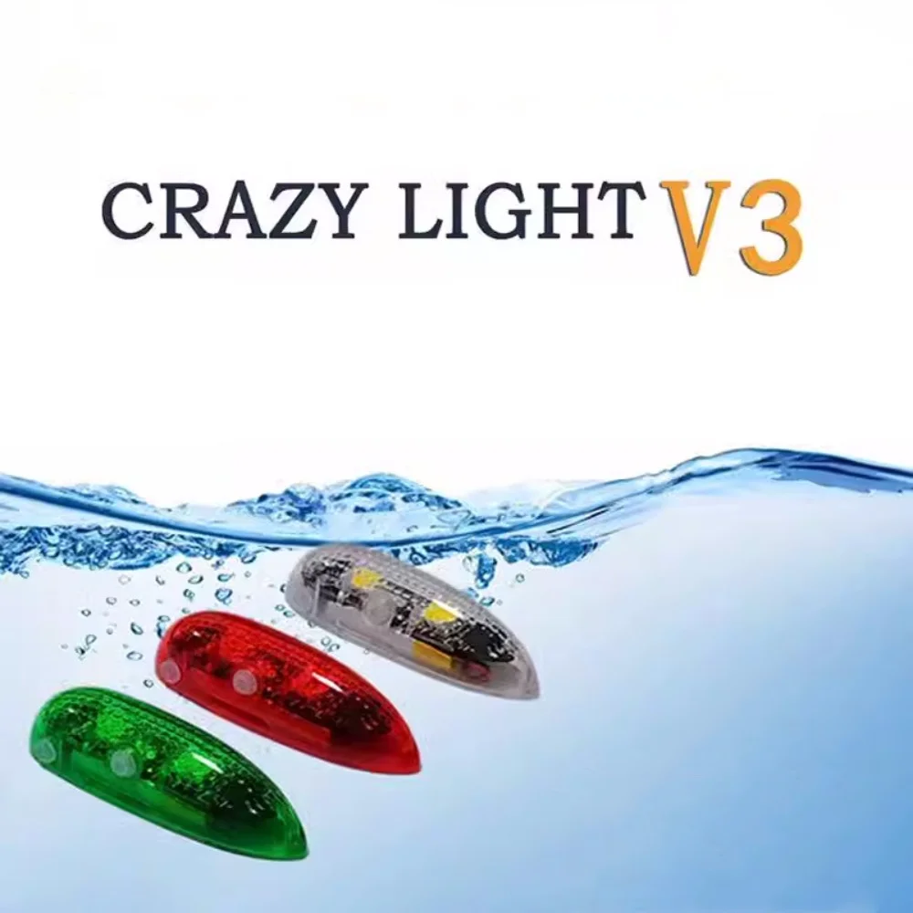 CRAZY LIGHT V3 Aerial Light Fixed Wing Rechargeable Navigation Lights Waterproof Wireless Night Flight Light for FPV RC Aircraft