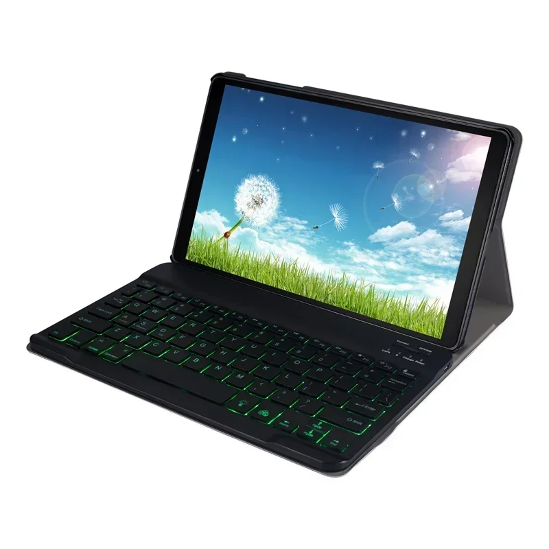 Tablets Keyboard Case for Huawei MediaPad M5 Lite 10 BAH2-W19/L09 7 Color Backlit Keyboard Cover Funda