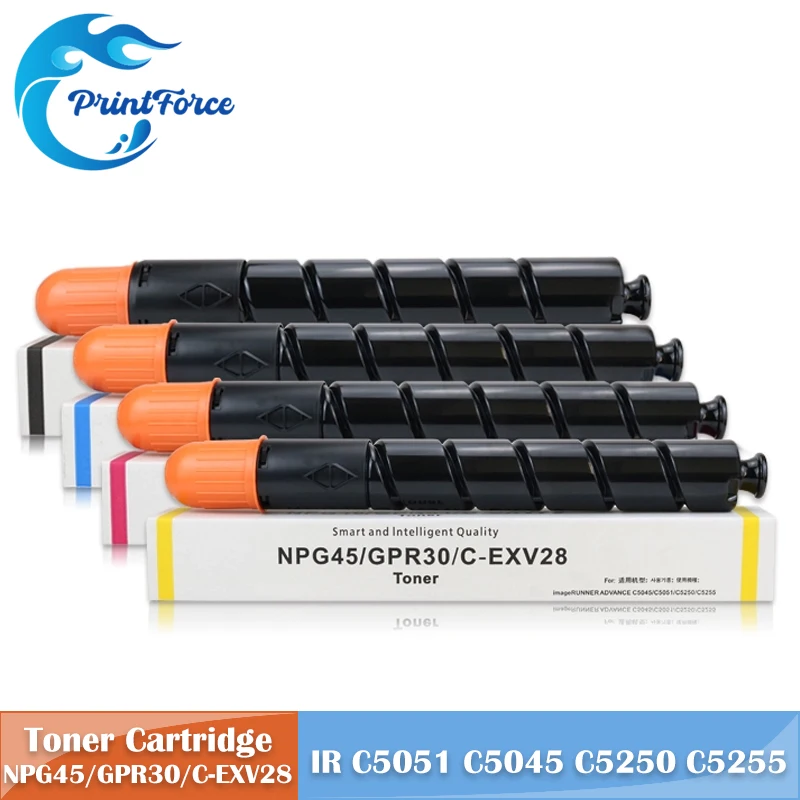 

Цветной тонер-картридж NPG-45 GPR-30 C-EXV28 для Canon IR ADV C5051 C5045 C5250 C5255