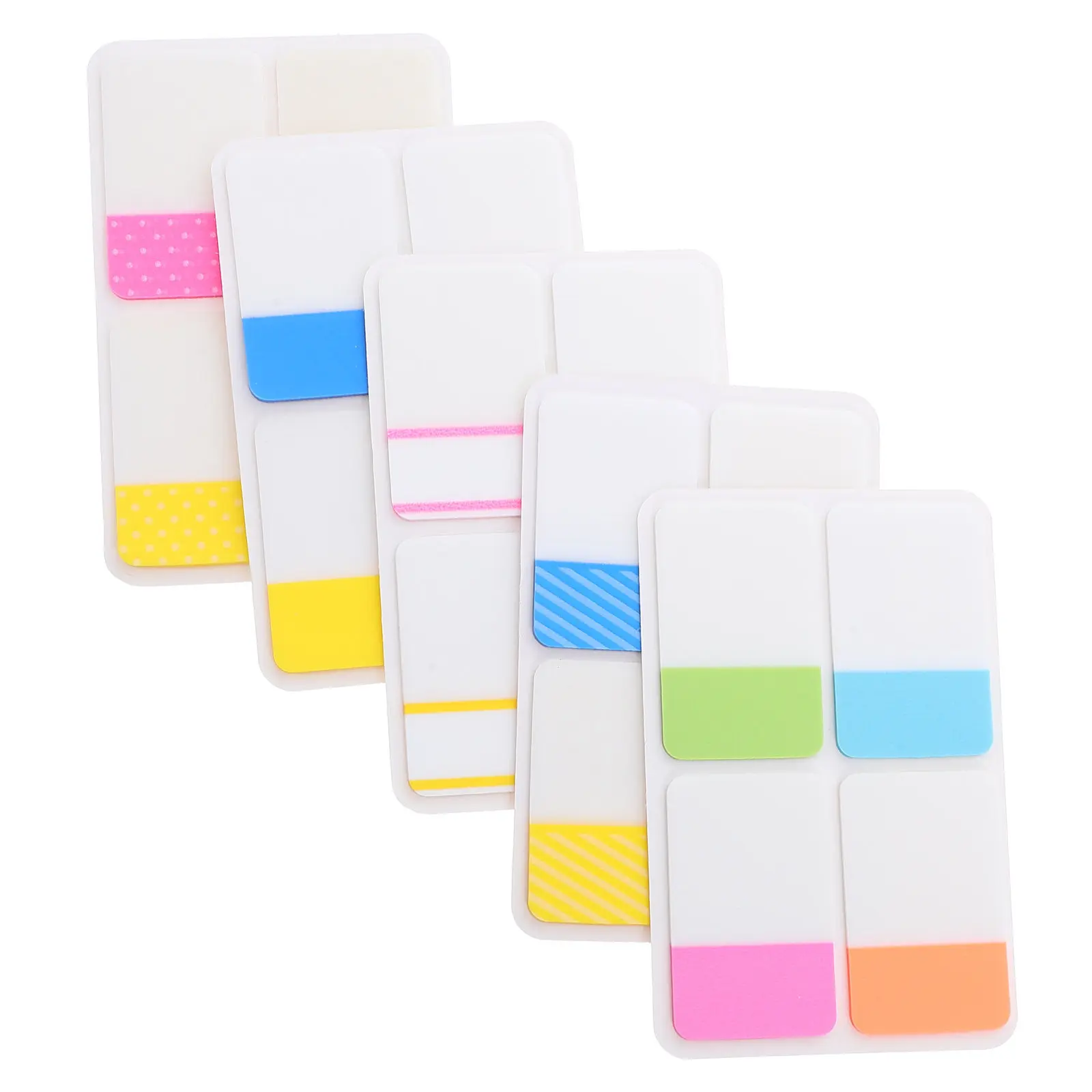 400Pcs Colorful Writable Page Marker Tabs Waterproof Odorless Pet Material Transparent Adhesive for Binders Journals Planners