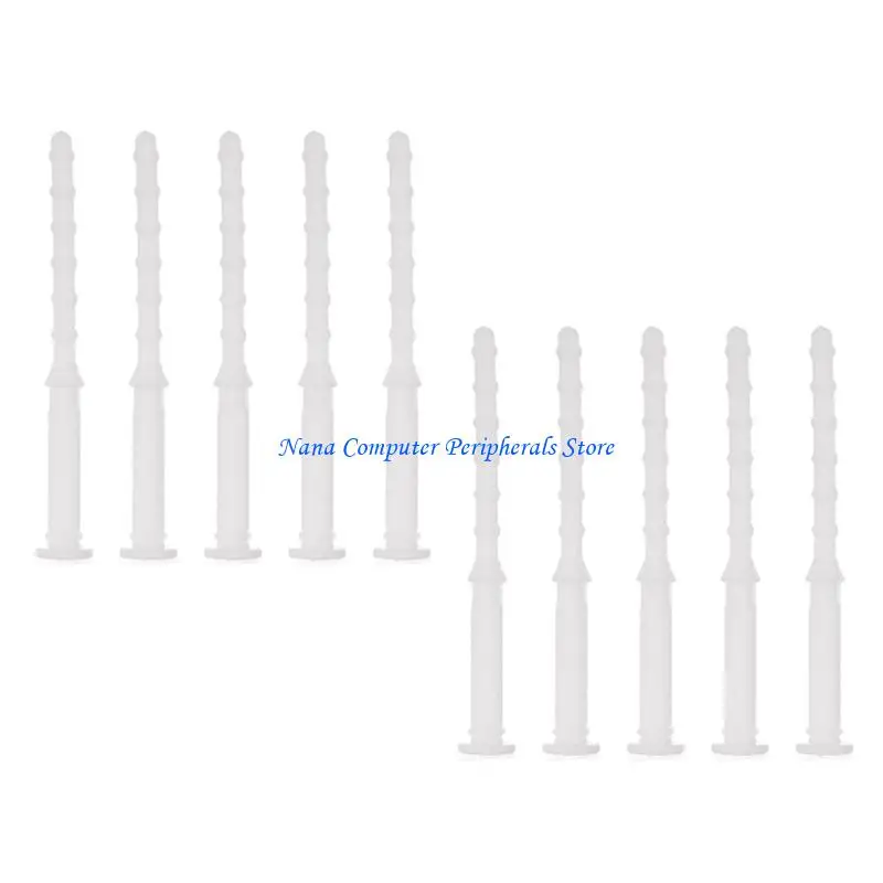 F68C 10 stuks 25 mm PC-behuizingsventilator Anti-geluidsreducerende trillingsschroefventilator Zachte siliconen