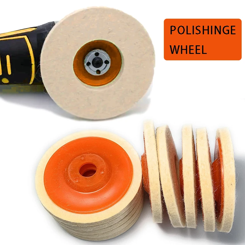 1 Pcs Polishing Wheels Polishing Pads Grinding Discs Angle Grinder Accessories Angle Grinder Wheels, Felt Polishing Discs