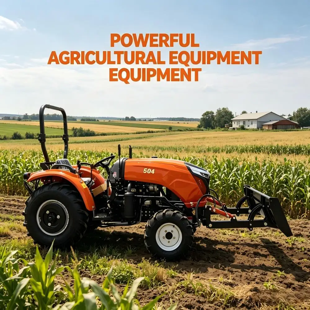 70HP 4WD Farm Tractor Heavy Duty Agricultural Wheel Tractor For Farm Work