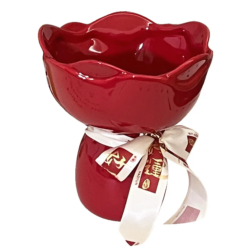 

Small vase flower arrangement container high value decoration flower arrangement