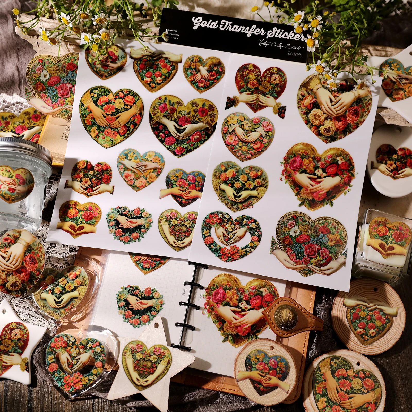 

Водонепроницаемая наклейка для украшения журнала, холодная переводная бумага, легкая ретро-стикер, наклейка на чашку «сделай сам»