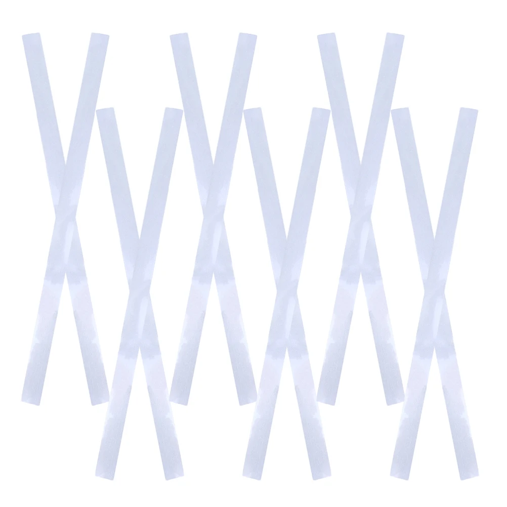 20pcs Reflective Strips Stickers Retro Tape Tachometer Waterproof Silver Outdoor Use Optical Measurement Tools