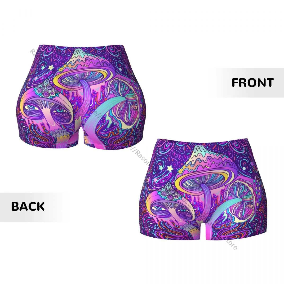 Шорты женские эластичные с эффектом пуш-ап