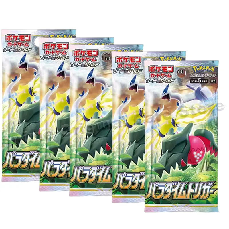 Japońska wersja Oryginalne pudełko PTCG Pokemon Card S12 Pakiet dodatkowy z ekscytującym myślenie