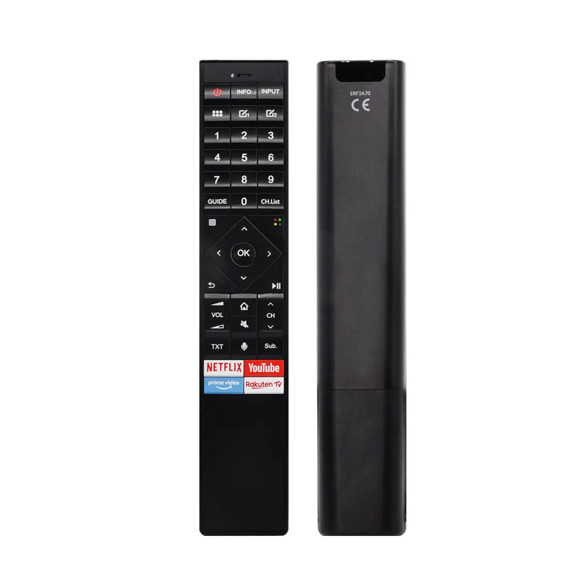 

EN3A70 Remote For Hisense OLED 4K TV H55O8BUK H5508BUK 100LN60D 100LN60 80L5 H80LSAIL H100LDA EN3A70 50U7QF 50U7QFTUA