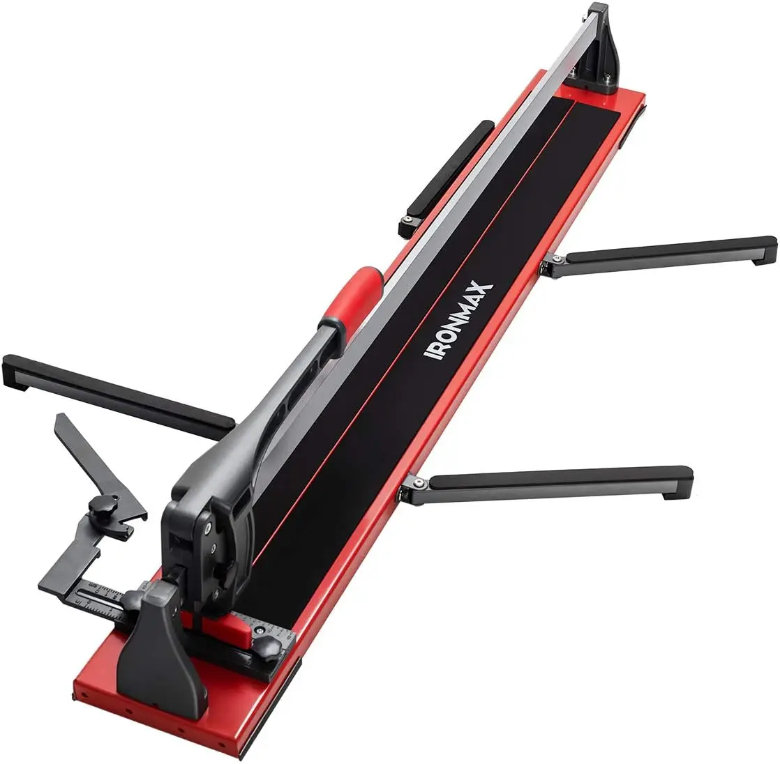 Manual Tile Cutter 48 Inch with Ergonomic Handle & Tungsten Carbide Cutting Wheels, Porcelain Ceramic Floor Tile Cutter with Ant