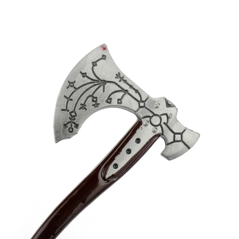 God of War Portachiavi 11 cm Leviatano Ascia Ghiaccio Kratos Portachiavi con ciondolo in metallo Chaveiro Portachiavi Llaveros Gioco Accessori per gioielli