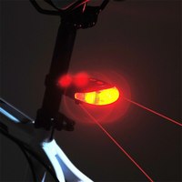 Laser Bicycle Tail Light LED Mountain Night Riding Laser Bike Rear Light MTB Flashing Bicycle Lamp Riding Warning Lights