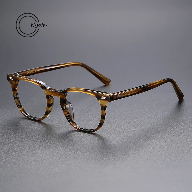 Retro Ultra-light Acetate Glasses Frame For Men And Women Fashion Designer Optical Eyewear Myopia Reading Handmade Trend Eyewear