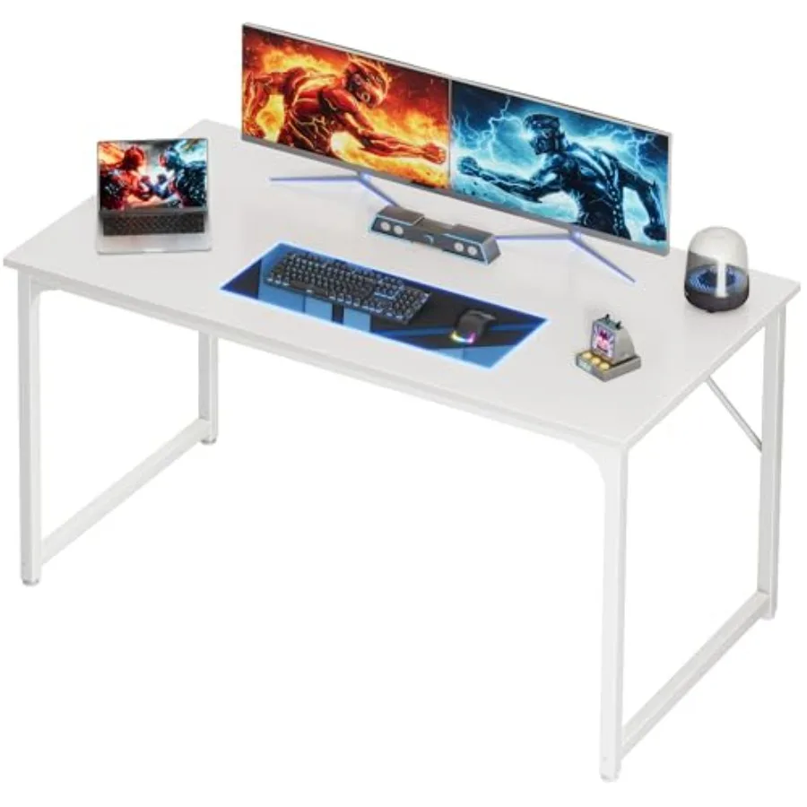 

Компьютерный стол 48 x 24 дюйма с глубокой столешницей для игр, офиса, письма, работы, для дома, кабинета, спальни, работы из дома