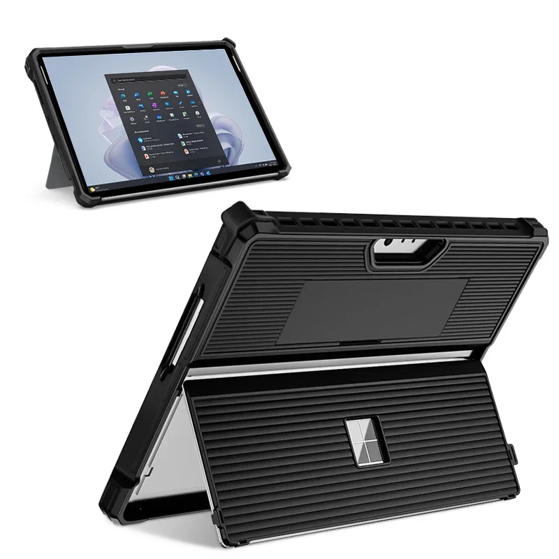 

Protective Case for Surface Pro 9 Tablet All-in-One Protective Rugged Cover For Microsoft Surface Pro 8 13" Case with Hand Strap