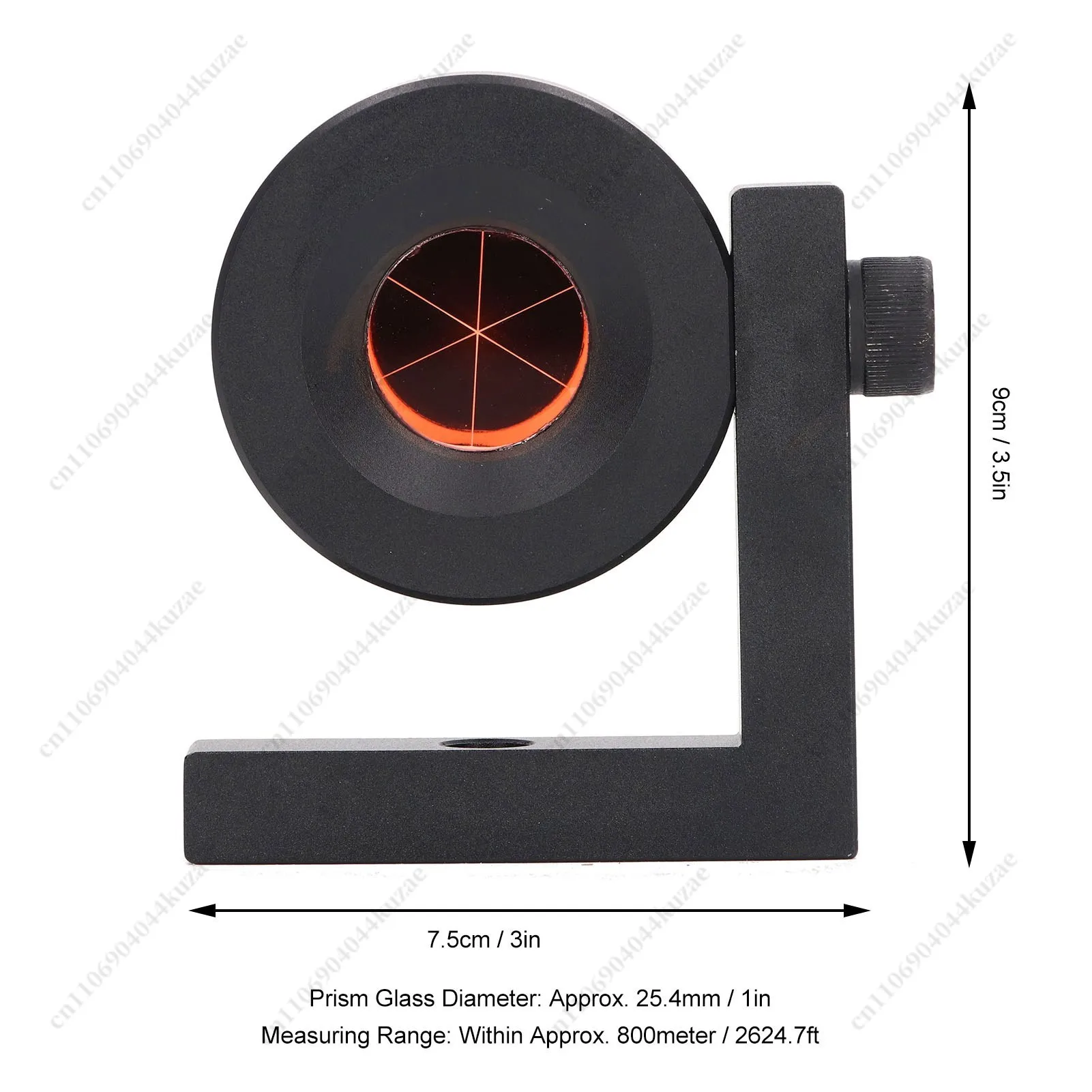 90 Degree Right Angle Mini L Bar Prism for Total Station Surveying Equipment
