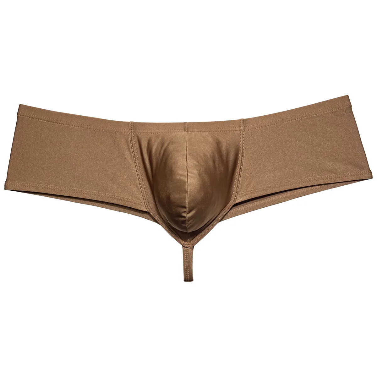 Cheeky Men's Shiny Boxer Briefs Solid Hipster Underwear Bottom Bikini Briefs Shorts Smooth Stringkini Jockstrap Beach Underpants