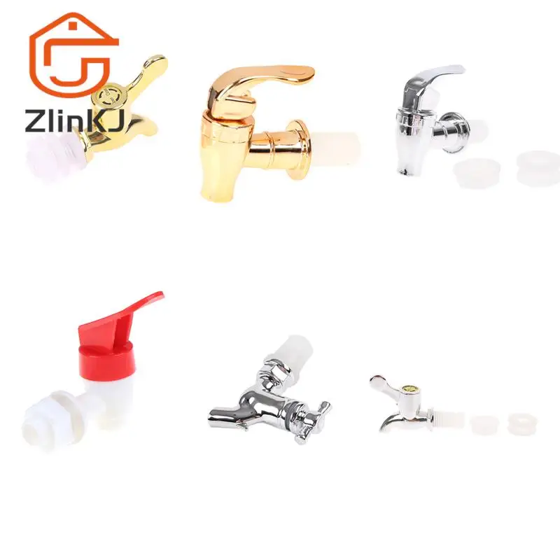 Plastic Glass Wine Bottle Faucet Jar Wine Barrel Water Tank Faucet With Filter Wine Valve Water Dispenser Switch Tap Beer