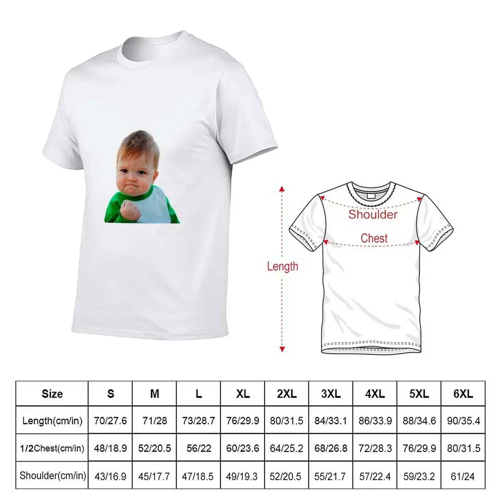 Success Kid T-Shirt animal prinfor boys summer top for a boy mens tall t shirts