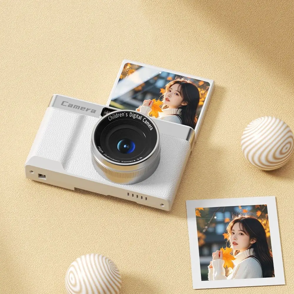2.4' Screen 1080P HD Digital Camera Anti-Shake 8x Zoom Photography Video Camcorder Autofocus 180°Flip Screen