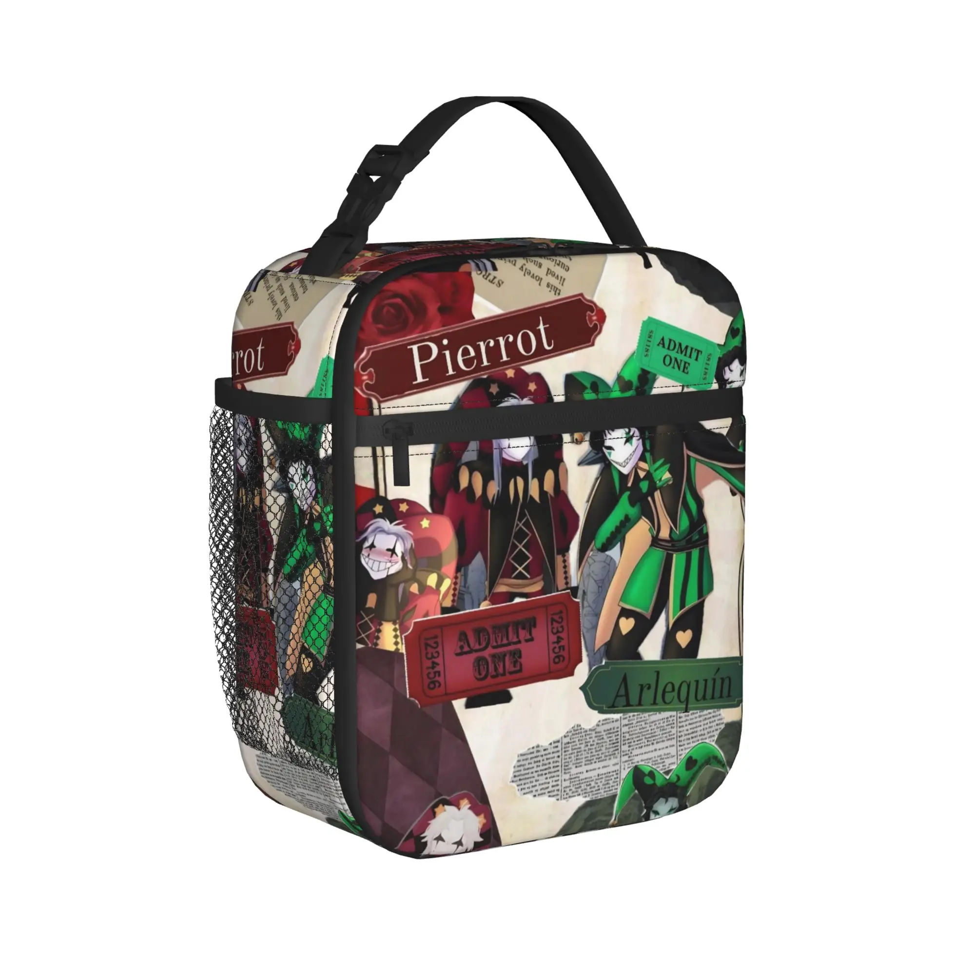 The Freak Circus Insulated Lunch Bags for Men Women  Food Container Portable Cooler Thermal Bento Box For Travel