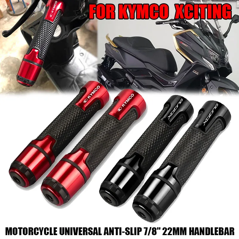 

For KYMCO AK550 XCITING 250 300 350 400 400S 500 DownTown 125 300i Motorcycle Handle grip ends Handlebar Grips