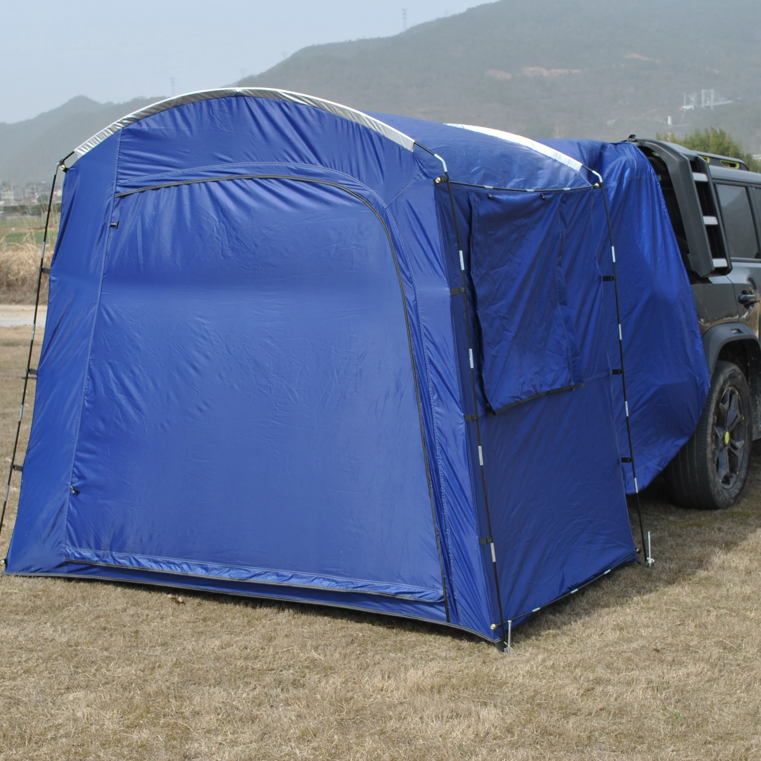 Car Rear Rest Tent Christmas Long-distance Driving 2/3 Person Car Tent, SUV Tailgate Tent, Car Hatchback Tent with Screen Window