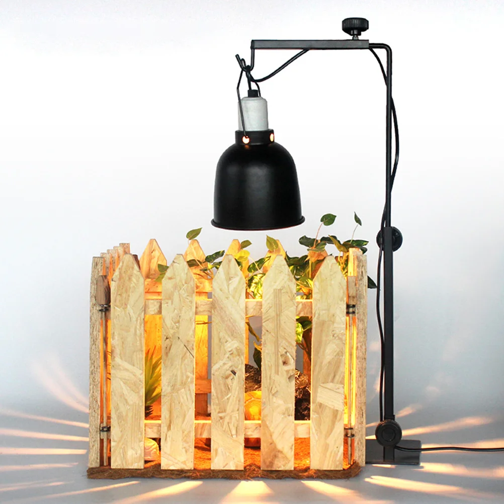 Adjustable Lamp Rack Stand Animal Terrarium Reptile Light Metal Plant Lightweight Heating