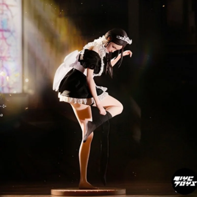 

In Stock Genuine 1/6 Scale Bearpanda She Is Real Hyper-Realistic Maid Pre-Painted Figure Collection Decoration Ornament Model