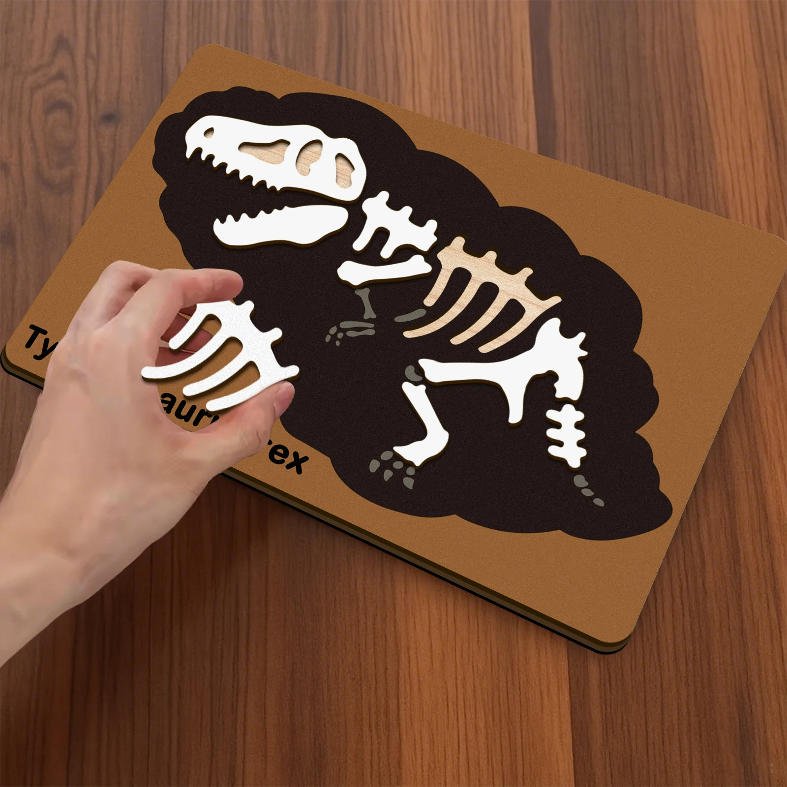 Wooden Dinosaur Fos… - image