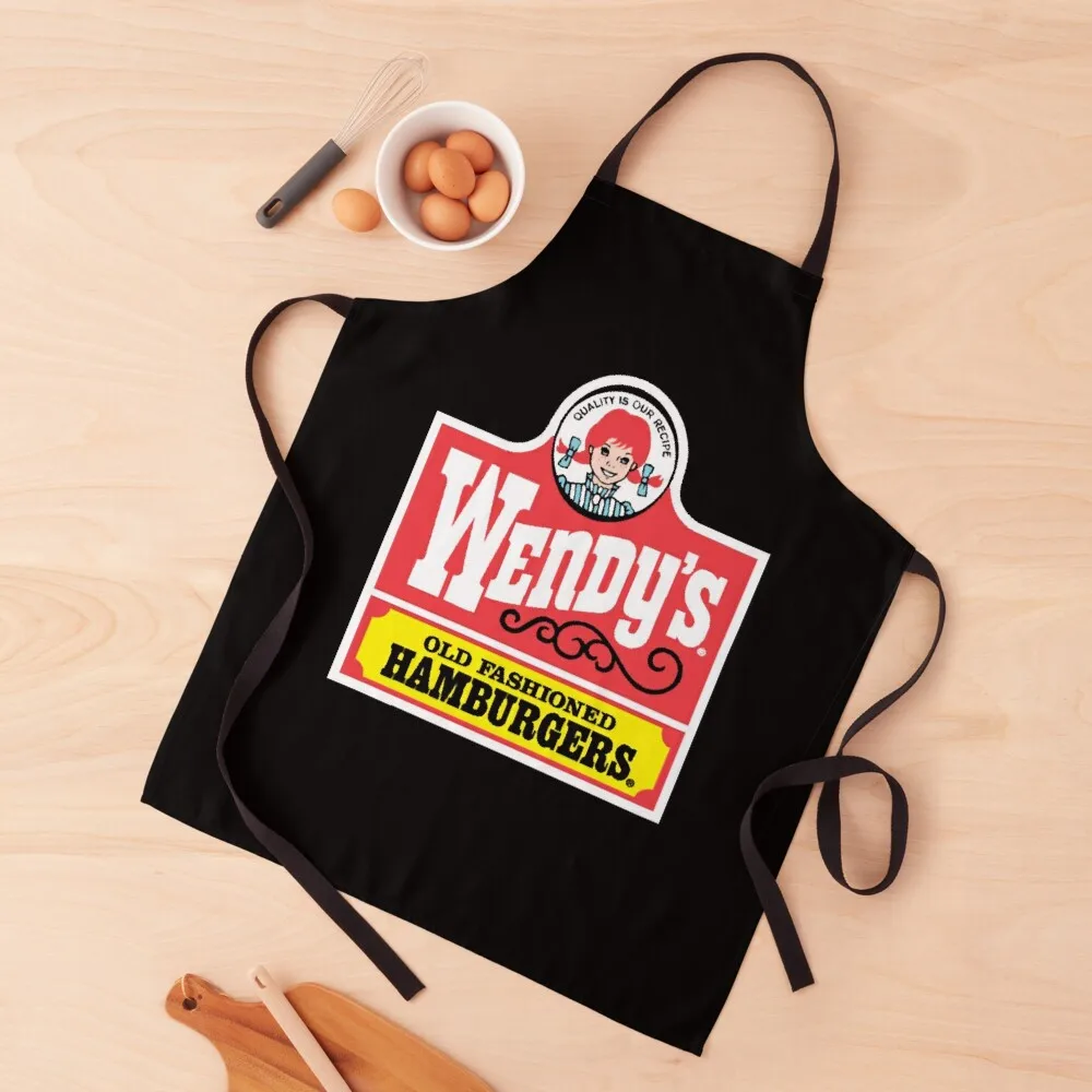 

Wendy's retro old Fashioned Hamburgers Apron Novelties Kitchen And Home Women's Kitchen Kitchen Apron