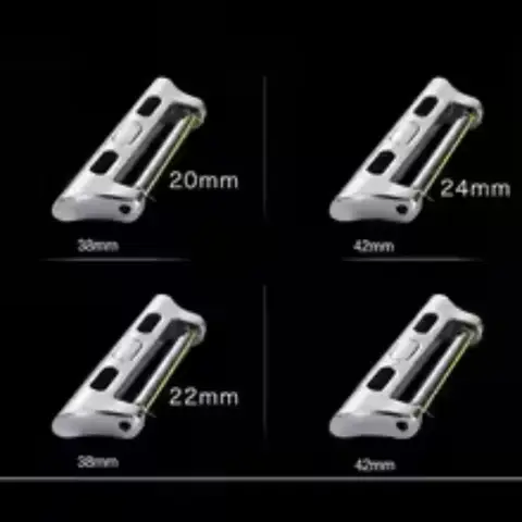 Klockarmbandskontakt för Apple Watch Ultra 2 49/45/44/42 mm 38 mm adapter för iWatch Ultra-serien 10 9 8 7 6 5 22/20 mm breda remmar 8 best sales Apple Watch-armbandskontakt - №2