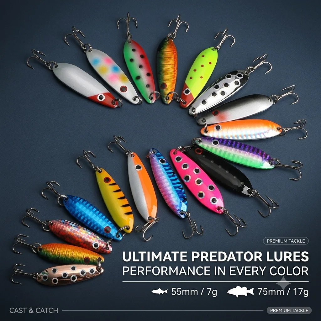 Fishing Hook Jig - FISHINGFANS 55 мм 75 мм Металлическая