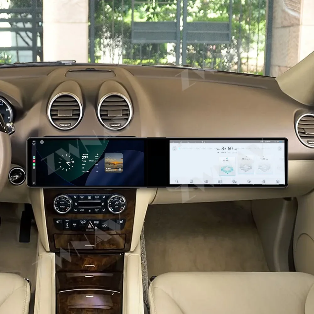 Wireless CarPlay GPS DSP Dual 12.3
