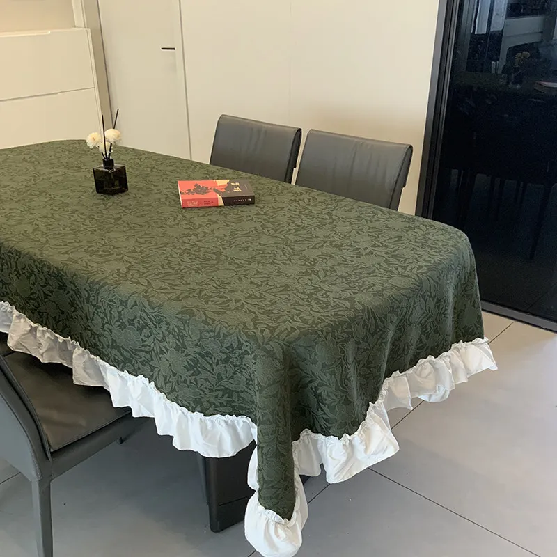 French Light Luxury Heat-resistant Tablecloth/Mat, Simple High-end Design, Rectangular & Square for Home