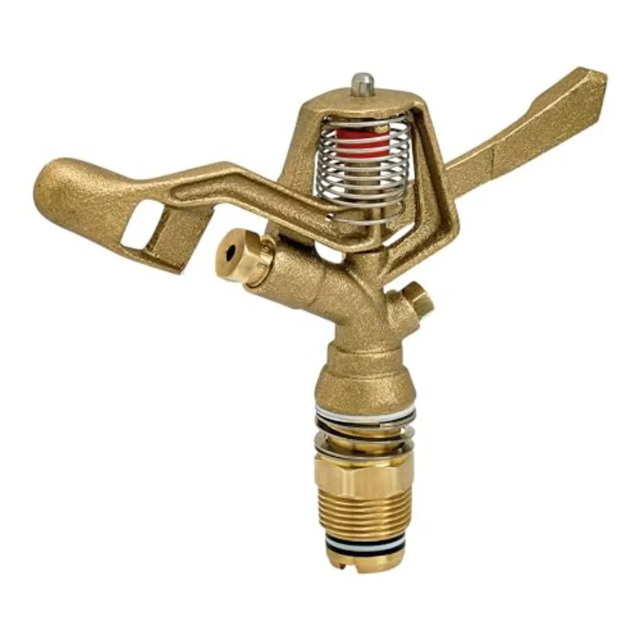 

Impact Sprinkler Head for Yard Lawn Garden Heavy Metal Irrigation Watering System 3/4-Inch Brass 57-ft SI075F