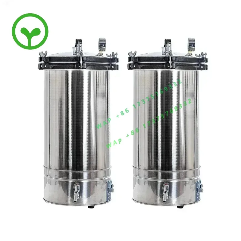 【2026】Automatic High Temperature Pressure Steam Sterilizer Pots 18L/24L/30L Portable Pot Sterilization Autoclave Medical