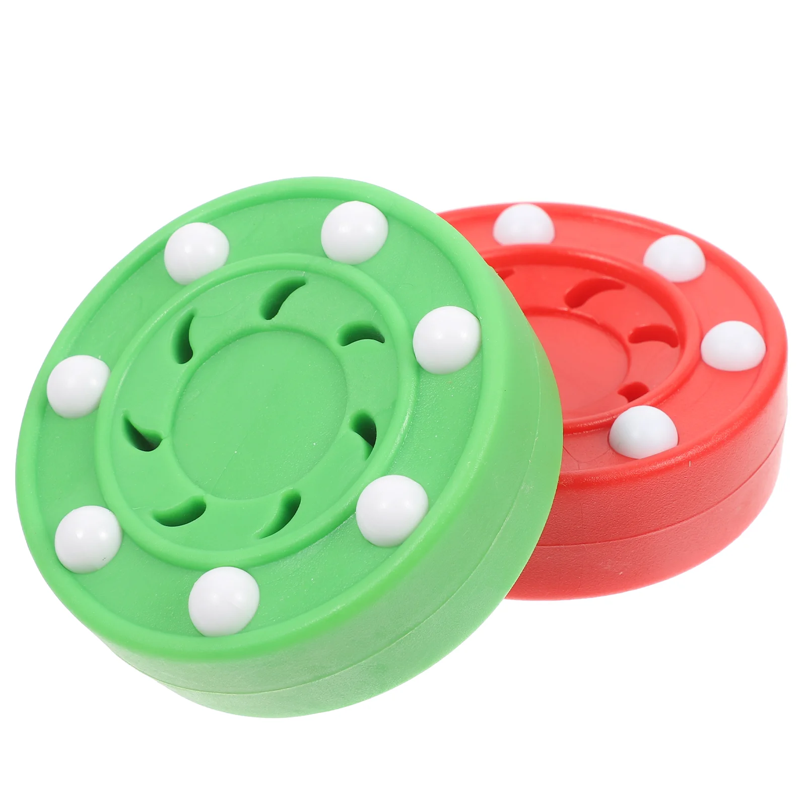 

2 Pcs Game Training Accessory Hockey Practicing Puck Pucks Professional