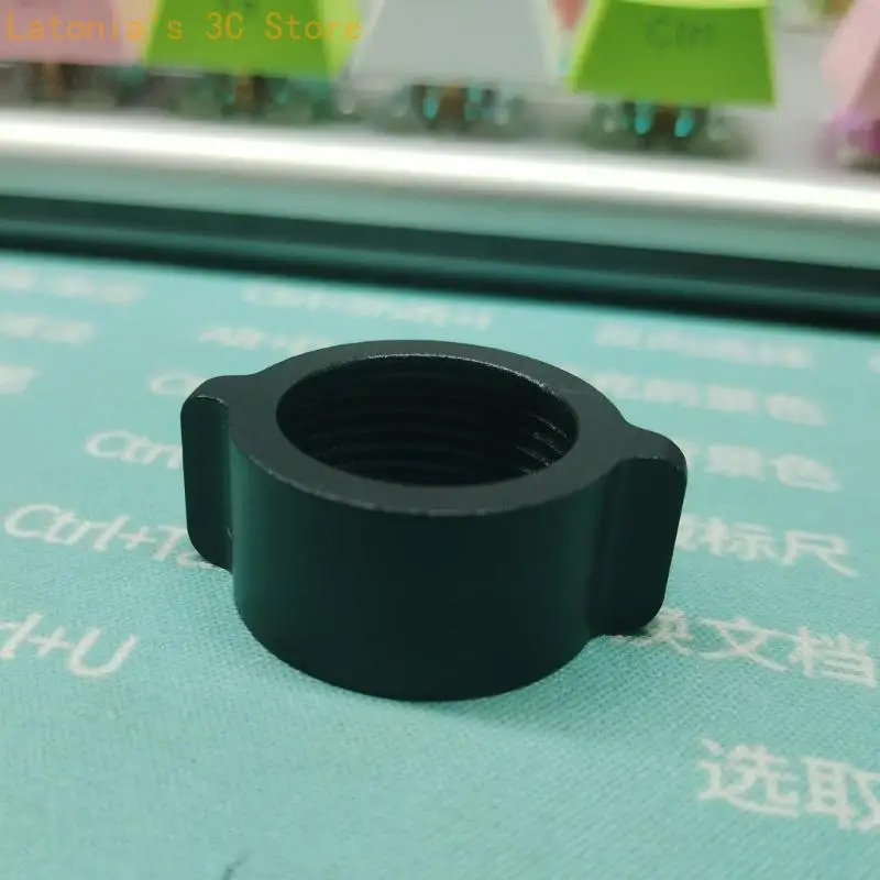 Black ABS Aluminum Screw Nut Cap And Pad For Universal 17Mm Ball Joint X3UB