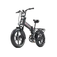 RANDRIDE 20AH YX20M-2 Electric Bike 1000W*2 Motor 20*4.0'' Fat Tires E-Bike 45km/h Max Speed 48V 20Ah Battery 50-60km Max Range