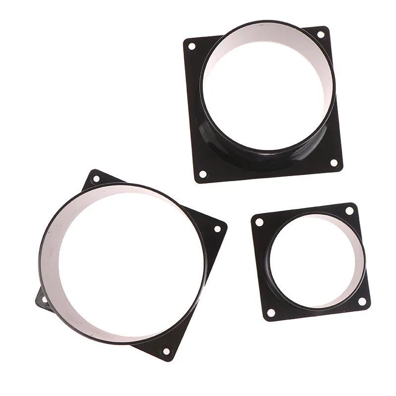 1pc 75/100/120MM ABS Wall Flange Connector For Ventilation Pipe Air Ducting Connection For Smart Home Accessories Drop Ship