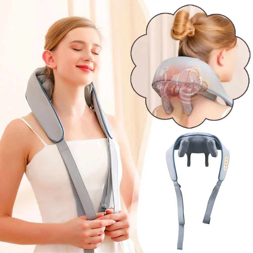 

Electrical Shiatsu Back Neck Shoulder Body Massager Kneading Deep Human Pain Tissue Hand Simulate Relief Grasping New And M9Z3